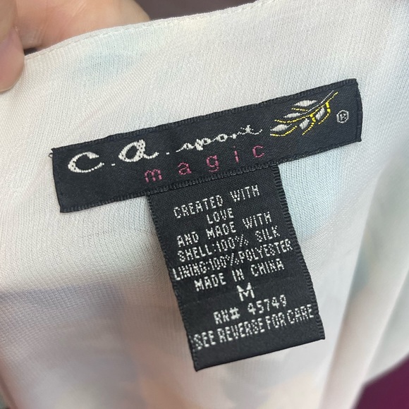 C. A. Sport magic silk California road-trip maxi dress size medium - Picture 3 of 4